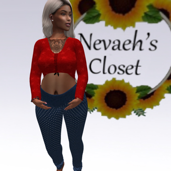 Second Life Marketplace - *-NC-* Mandy Outfit Red (Love Momma)